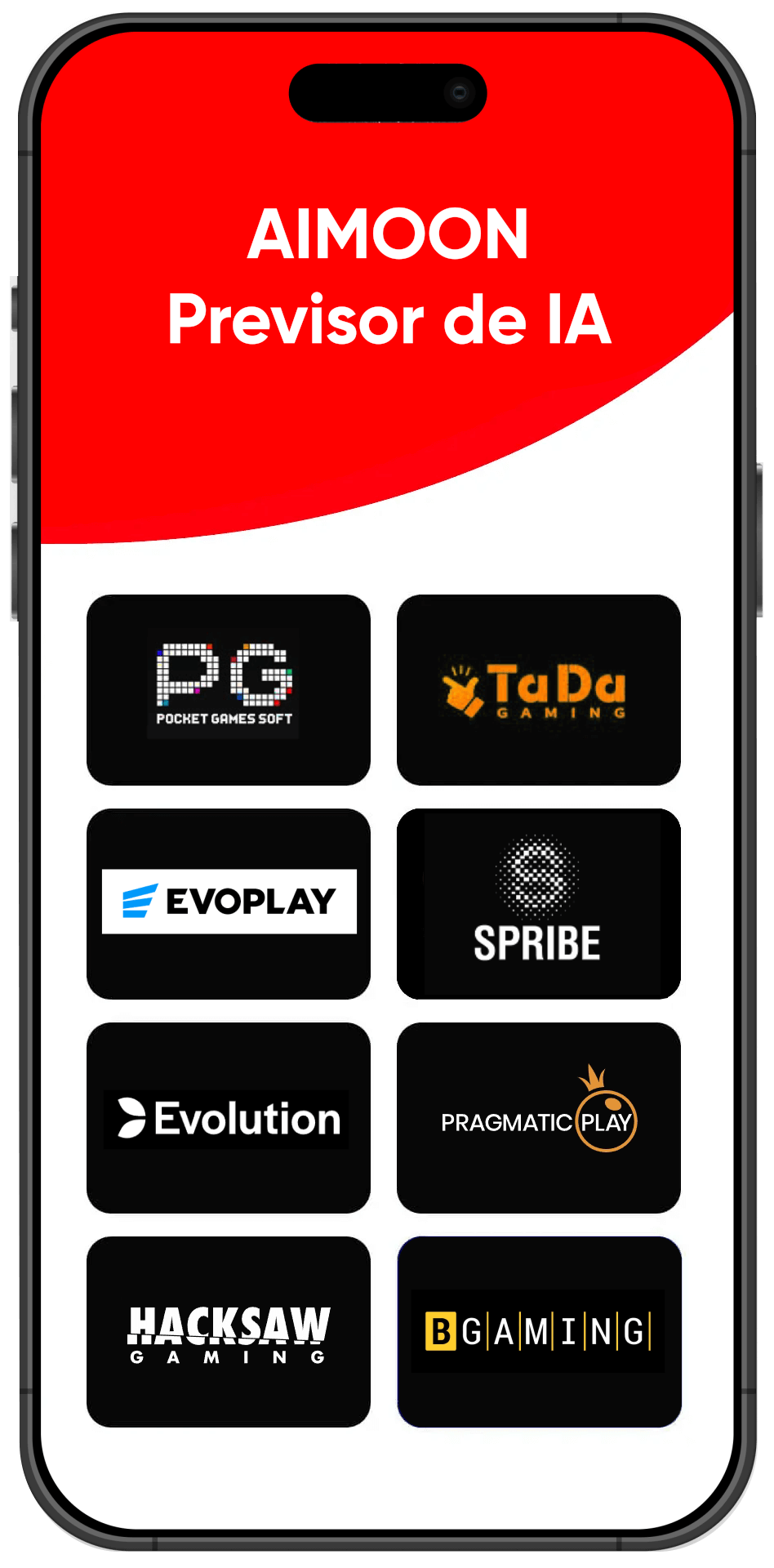 Login do AIMOON Previsor de IA
